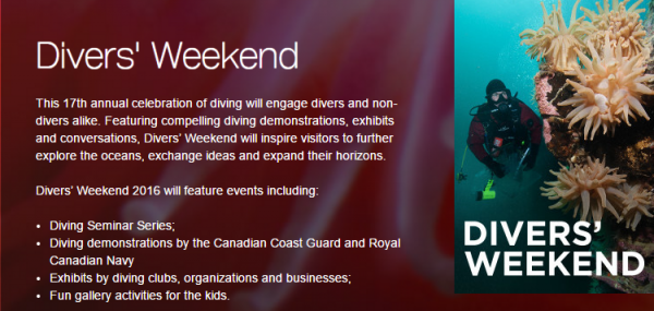 Vancouver Aquarium    Divers  Weekend