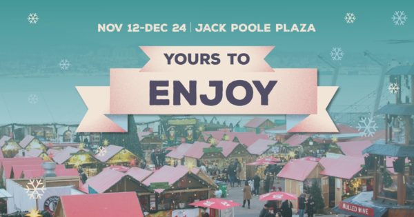 バンクーバークリスマスマーケット(Vancouver Christmas Market) 2022 @ Jack Poole Plaza