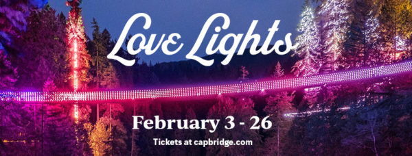ラブライツ at キャピラノ吊り橋(Love Lights at Capilano Suspension Bridge Park) @ Capilano Suspension Bridge Park | North Vancouver | British Columbia | カナダ
