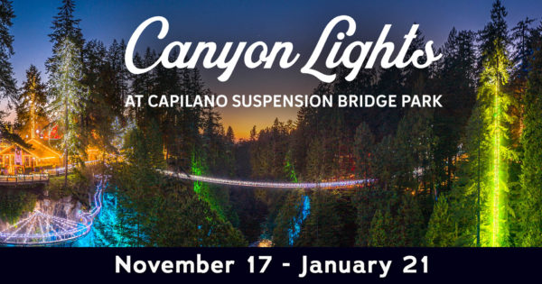 キャニオンライツ(Capilano Canyon Lights)2023 @ Capilano Suspension Bridge Park | North Vancouver | British Columbia | カナダ