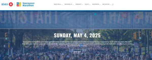 BMOバンクーバーマラソン(BMO Vancouver Marathon)2025 @ Vancouver