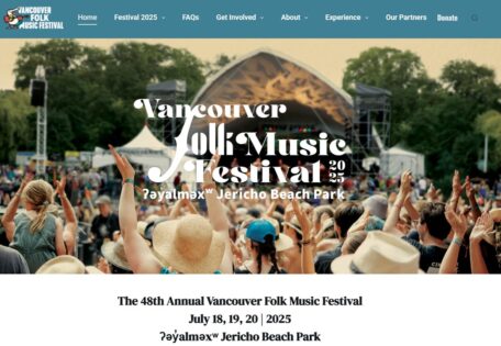 バンクーバー・フォークミュージック・フェスティバル(Vancouver Folk Music Festival)2025 @ Jericho Beach Park