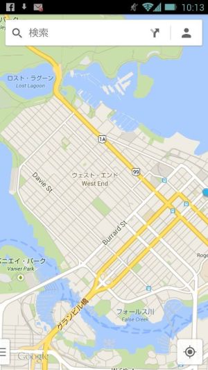 Google maps Vancouver downtown