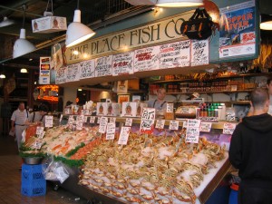 Pikes Place fish market